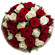 букет из красных и белых роз. Парагвай