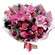 букет из роз и тюльпанов с лилией. Парагвай