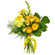 Желтый букет из роз и хризантем. Парагвай